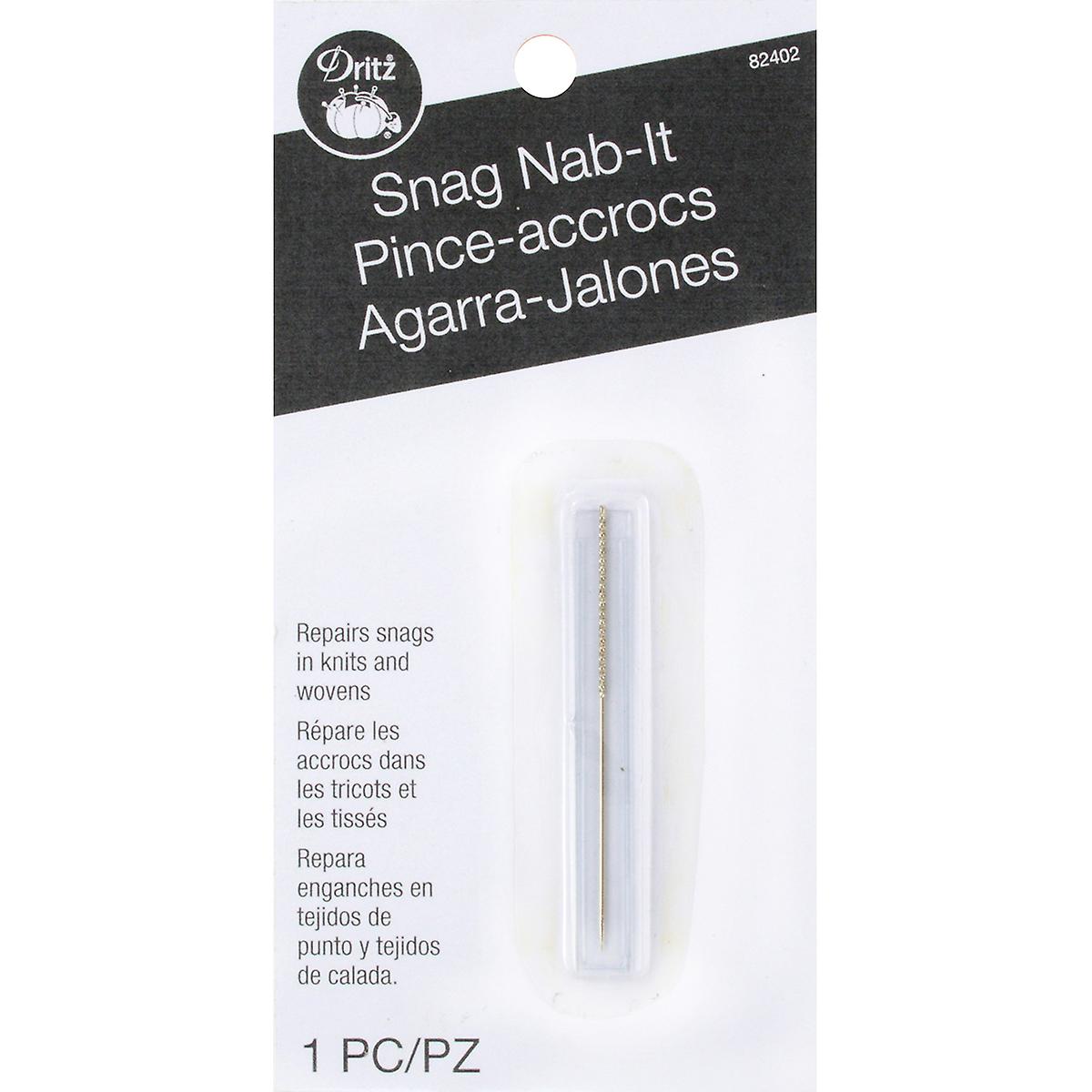 Dritz Snag Nab-It Tool #82402 Repairs Snags in Knits & Wovens 2 3/8" long